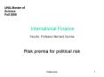 Bernard Dumas Fin 748 248 Fin 749 249 Market Equilibrium, Cost of Capital and International Acquisit