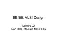 EE466: VLSI Design