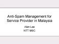 AntiSpam Management for Service Provider in Malaysia