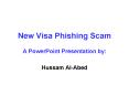 New Visa Phishing Scam