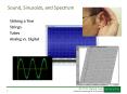 Sound, Sinusoids, and Spectrum