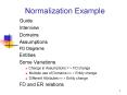 Normalization Example
