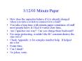 31203 Minute Paper