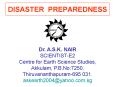 DISASTER PREPAREDNESS