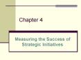 Measuring the Success of Strategic Initiatives