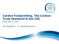 Carbon Footprinting, The Carbon Trust Standard