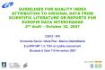 GUIDELINES FOR QUALITY INDEX ATTRIBUTION TO ORIGINAL DATA FROM SCIENTIFIC LITERATURE OR REPORTS FOR