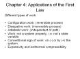 Chapter 4: Applications of the First Law