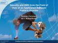 Security and DRM from the Point of View of an Application Software Platform Provider