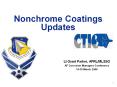 Nonchrome Coatings Updates