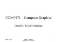 COMP471 Computer Graphics