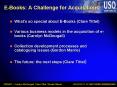 EBooks: A Challenge for Acquisitions