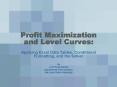 Profit Maximization and Level Curves:
