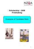 Scholarship 2008 Printmaking