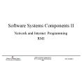 Software Systems Components II