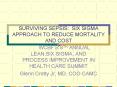 SURVIVING SEPSIS: SIX SIGMA APPROACH TO REDUCE MORTALITY AND COST