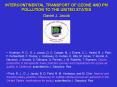 INTERCONTINENTAL TRANSPORT OF OZONE AND PM POLLUTION TO THE UNITED STATES