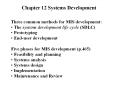 Chapter 12 Systems Development