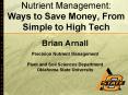 Nutrient Management: Ways to Save Money, From Simple to High Tech