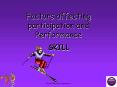 Factors affecting participation and Performance