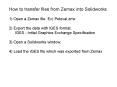 How to transfer files from Zemax into Solidworks