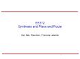 EE272 Synthesis and Place and Route