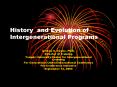History and Evolution of Intergenerational Programs