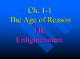 Ch' 11 The Age of Reason