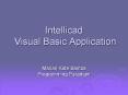 Intellicad Visual Basic Application