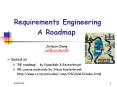 Requirements Engineering A Roadmap