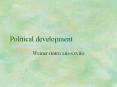 Political development