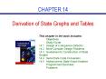CHAPTER 14 Derivation of State Graphs and Tables