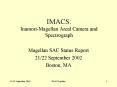 IMACS: InamoriMagellan Areal Camera and Spectrograph