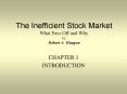 The Inefficient Stock Market What Pays Off and Why by Robert A' Haugen