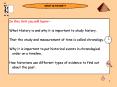 You are going to make up a timeline for your life so far' There are ideas on the next slide' Write t