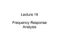 Frequency Response Analysis