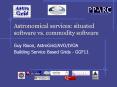 Astronomical services: situated software vs' commodity software