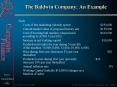 The Baldwin Company: An Example