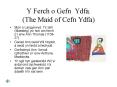 Y Ferch o Gefn Ydfa' The Maid of Cefn Ydfa