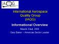 International Aerospace Quality Group IAQG