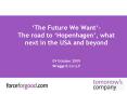 The Future We Want The road to Hopenhagen, what next in the USA and beyond