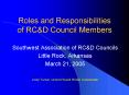 Roles and Responsibilities of RC