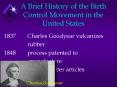 A Brief History of the Birth Control Movement in the United States