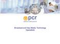 Broadcast and New Media Technology Specialists