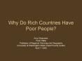 Why Do Rich Countries Have Poor People