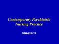 Contemporary Psychiatric Nursing Practice