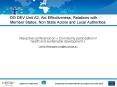 DG DEV Unit A2, Aid Effectiveness, Relations with Member States, Non State Actors and Local Authorit