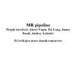 MR pipeline People involved: Alexei Vagin, Fei Long, James Faodi, Andrey Lebedev Fei will give more