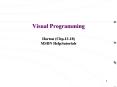 Visual Programming Horton Chp'1318 MSDN Helptutorials