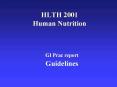 HLTH 2001 Human Nutrition